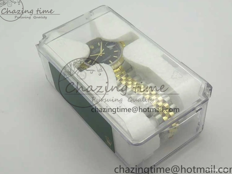 0413 DateJust 36 SS YG 126233 ARF 1:1 Best Edition Black Dial Stick Markers on SS YG Jubilee Bracelet SH ModernLook 3432